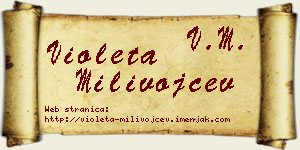 Violeta Milivojčev vizit kartica